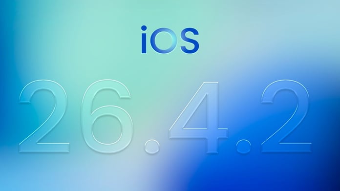 iPhone showing iOS 26.4.2 update fixing notification privacy bug used by FBI