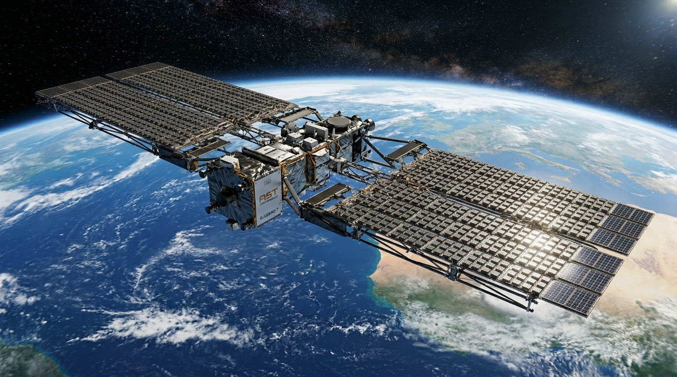 AST SpaceMobile BlueBird 7 satellite deployed in low Earth orbit