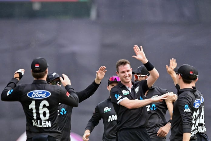 Nahid Rana celebrates wicket during Bangladesh vs New Zealand 2nd ODI in Dhaka