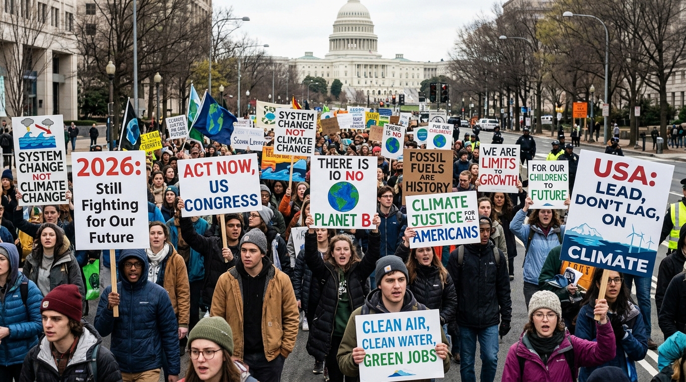Public Backlash Against EPA Policy Changes climate protest EPA policy changes environmental activists United States