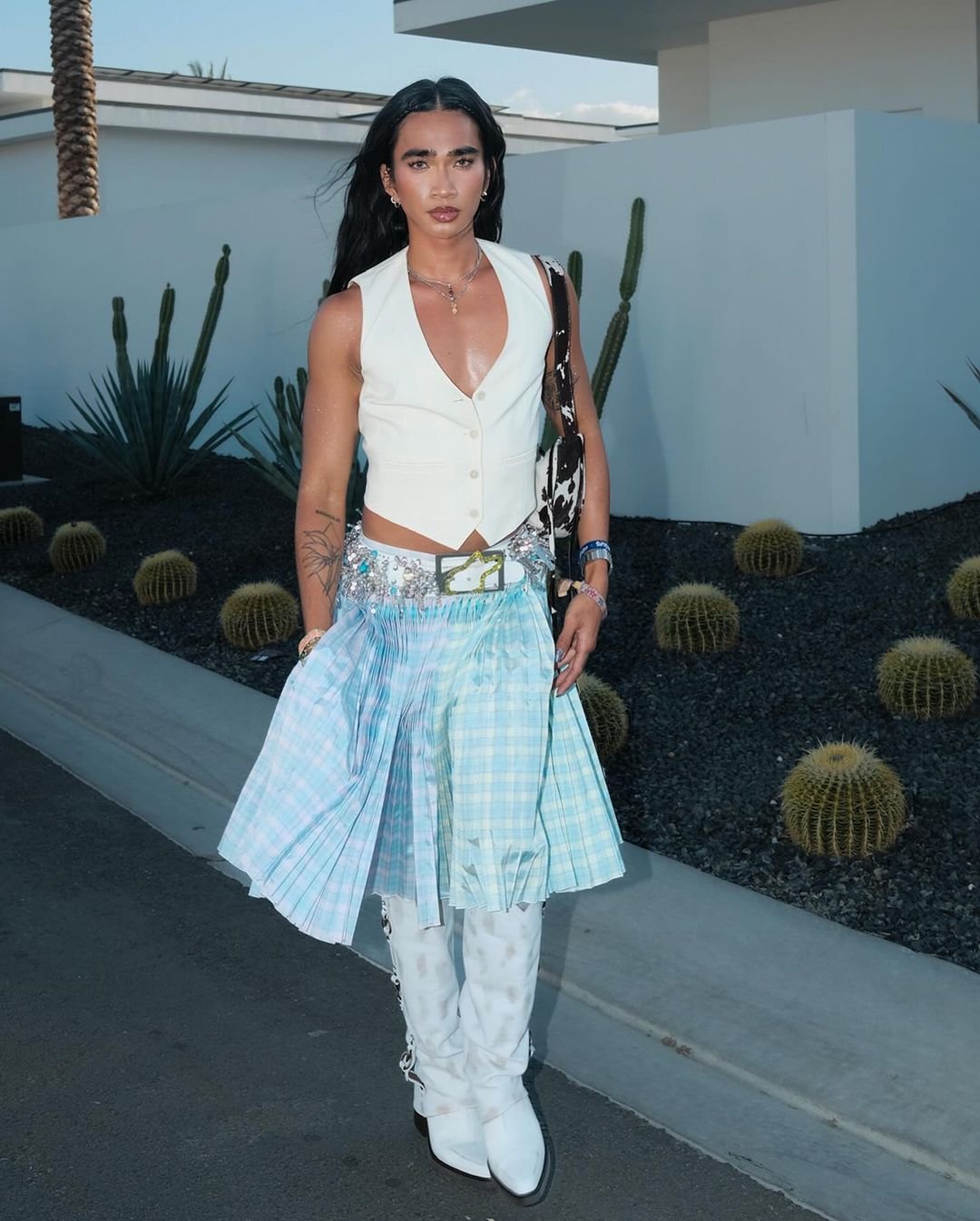 Modern Boho Style Coachella 2026 Refined boho fashion at Coachella 2026 featuring crochet and layered textures