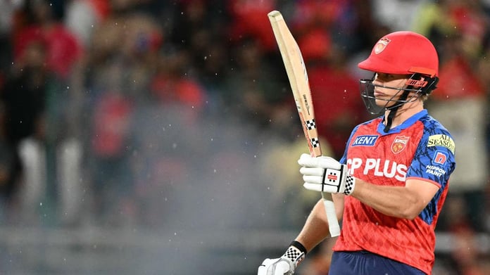 Cooper Connolly batting for Punjab Kings during IPL 2026 match against Sunrisers Hyderabad