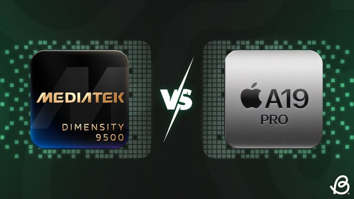 MediaTek Dimensity 9600 Pro benchmark comparison showing performance against Apple A19 Pro and Snapdragon 8 Elite Gen 5
