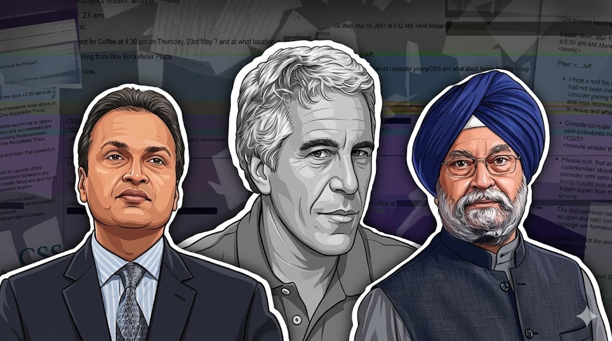 Epstein Files reveal links between Jeffrey Epstein, Anil Ambani, and King Charles III