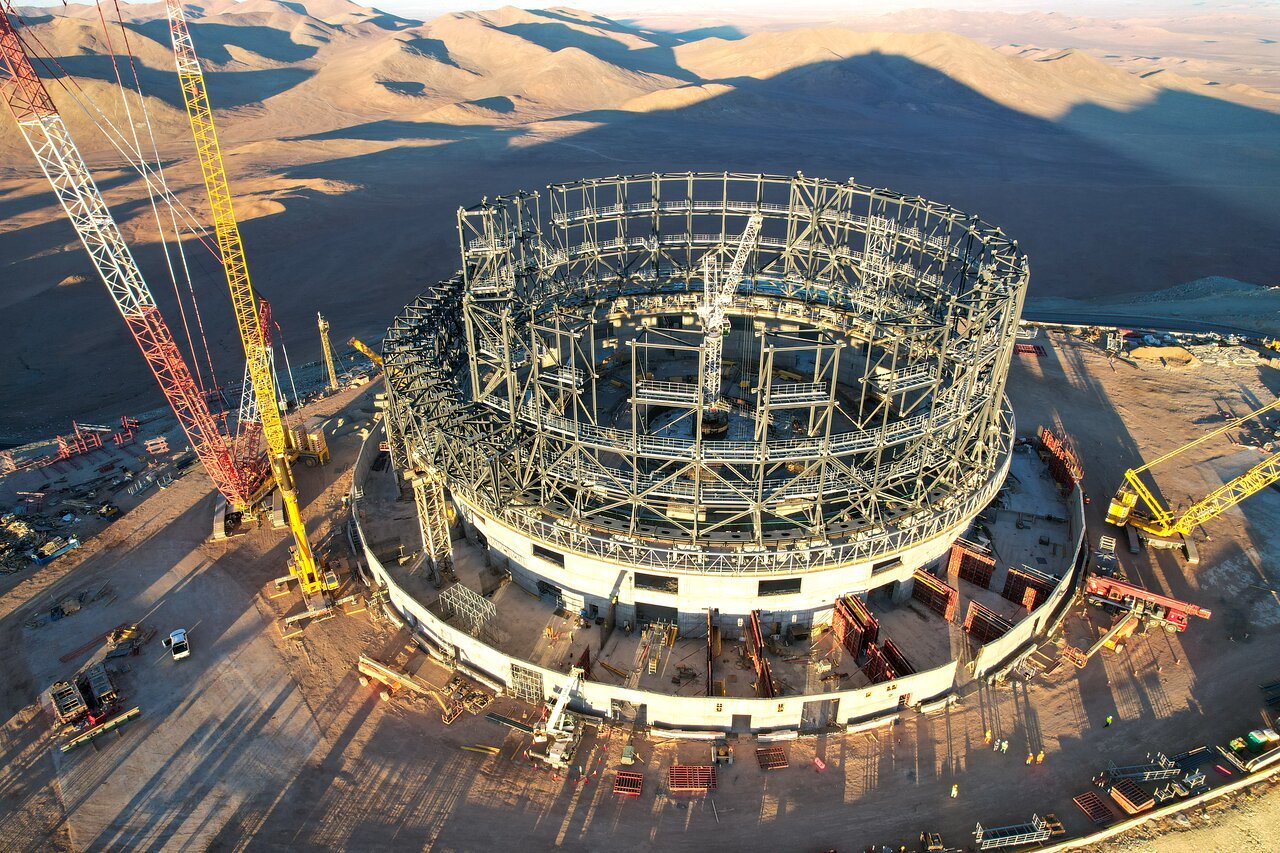 Construction of the Extremely Large Telescope in Chile’s Atacama Desert