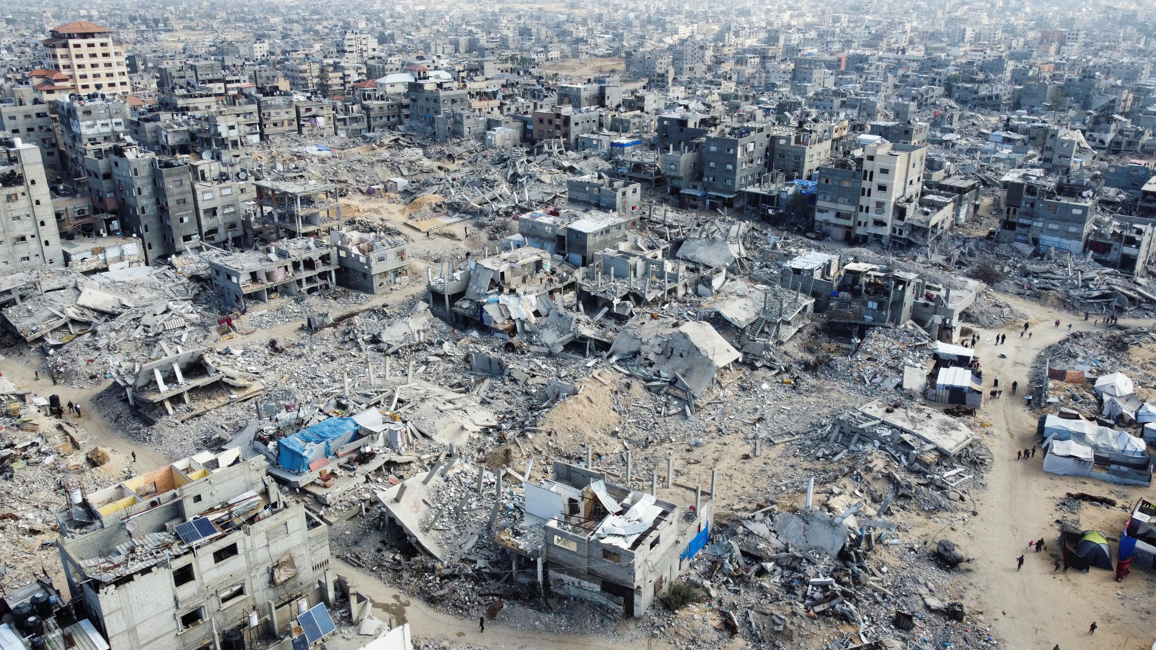 Gaza city in ruins after war as economy collapses and unemployment surges