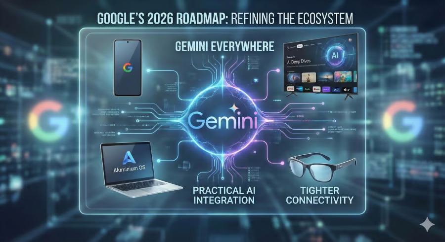 Gemini AI integrated across Android devices and smart home ecosystem