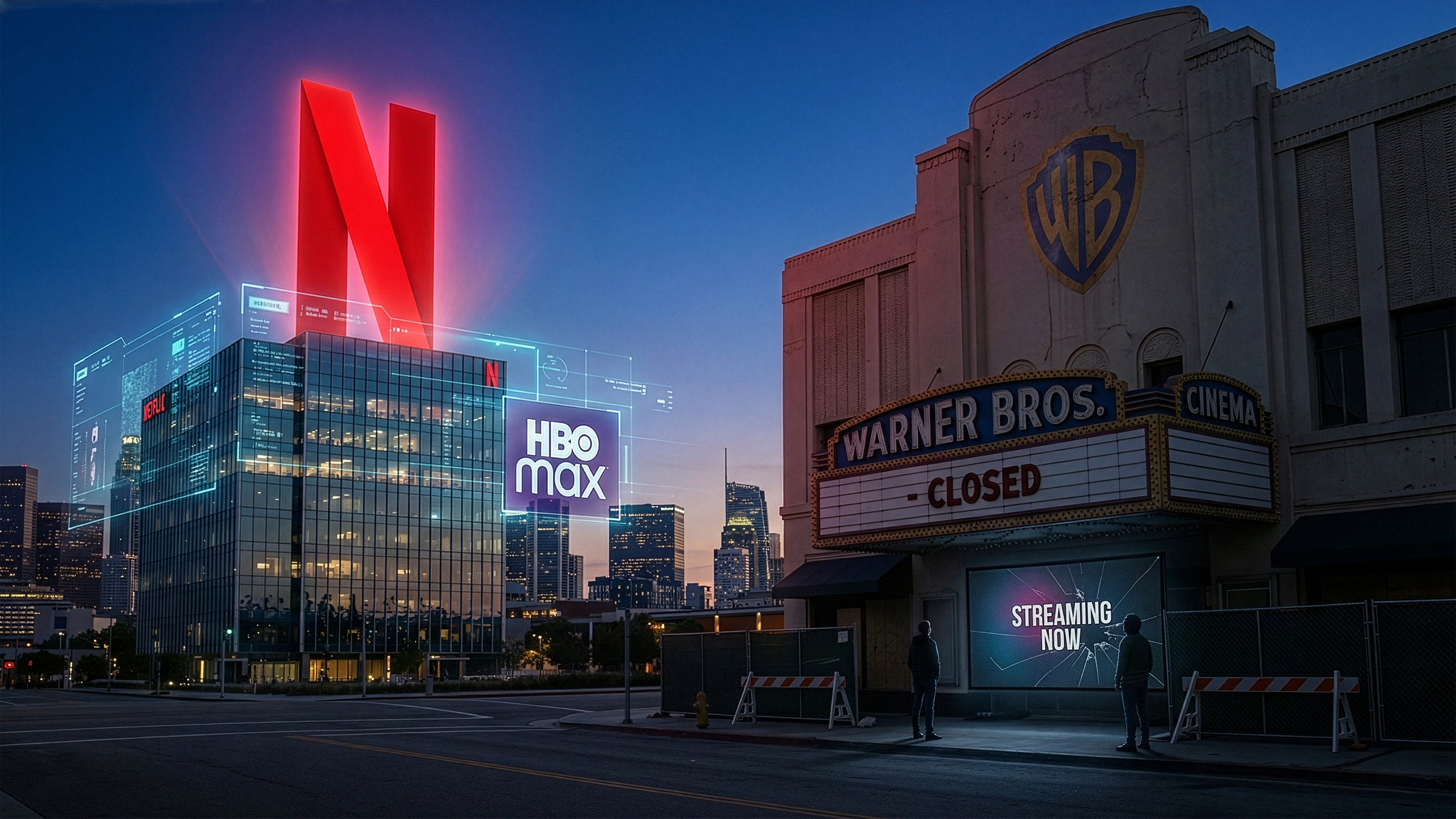 Major Hollywood studios amid streaming economy downturn