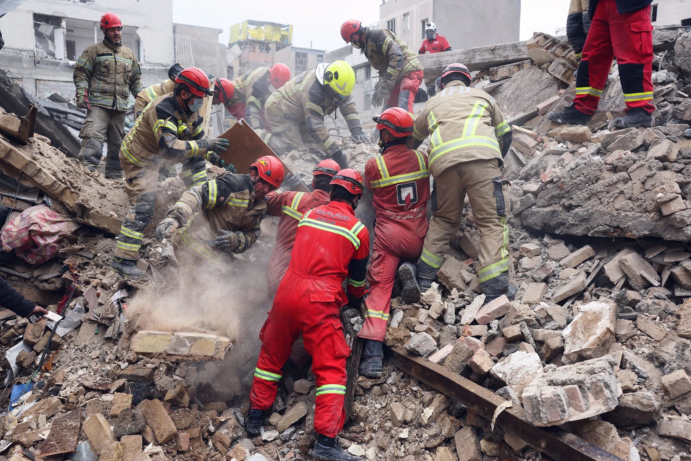 Civilian infrastructure damage in Iran after airstrikes