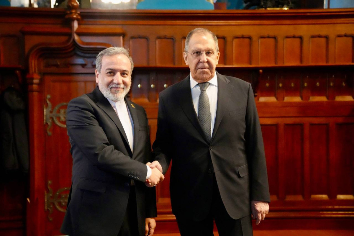 Lavrov and Araghchi discussing Middle East conflict in Moscow