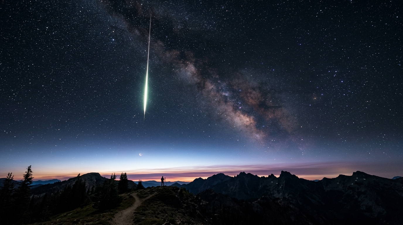 Best time to watch Lyrid meteor shower before dawn with clear skies