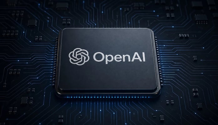 Futuristic OpenAI AI smartphone concept showing agentic AI interface with Qualcomm and MediaTek chip integration