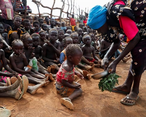 Sudan Civil War famine leaves children starving in Darfur amid humanitarian collapse