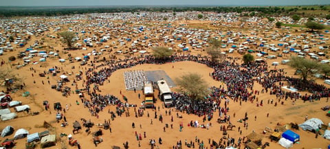 Sudan Civil War refugees living in overcrowded camps amid UK deportation policy controversy