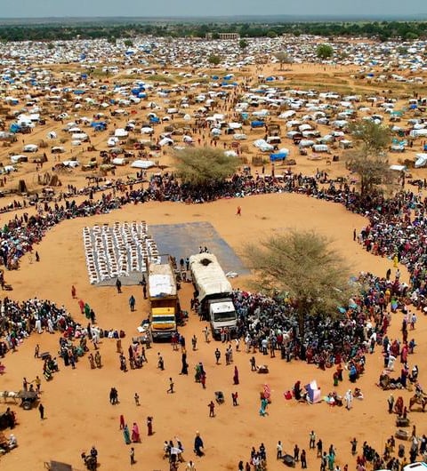 Sudan Civil War refugees living in overcrowded camps amid UK deportation policy controversy