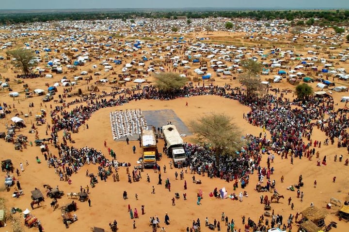 Sudan Civil War refugees living in overcrowded camps amid UK deportation policy controversy