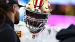 Trent Williams blocks during 49ers game after signing $50M extension