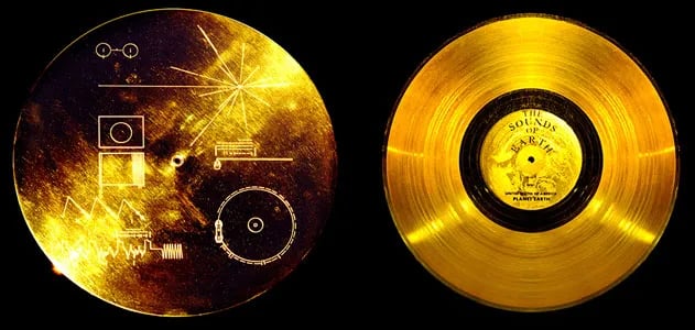 Voyager Golden Record The Golden Record aboard Voyager 1 carrying messages from Earth into deep space