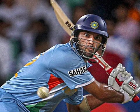 Yuvraj Singh during 2011 World Cup amid cancer battle