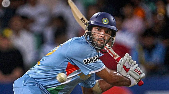 Yuvraj Singh during 2011 World Cup amid cancer battle