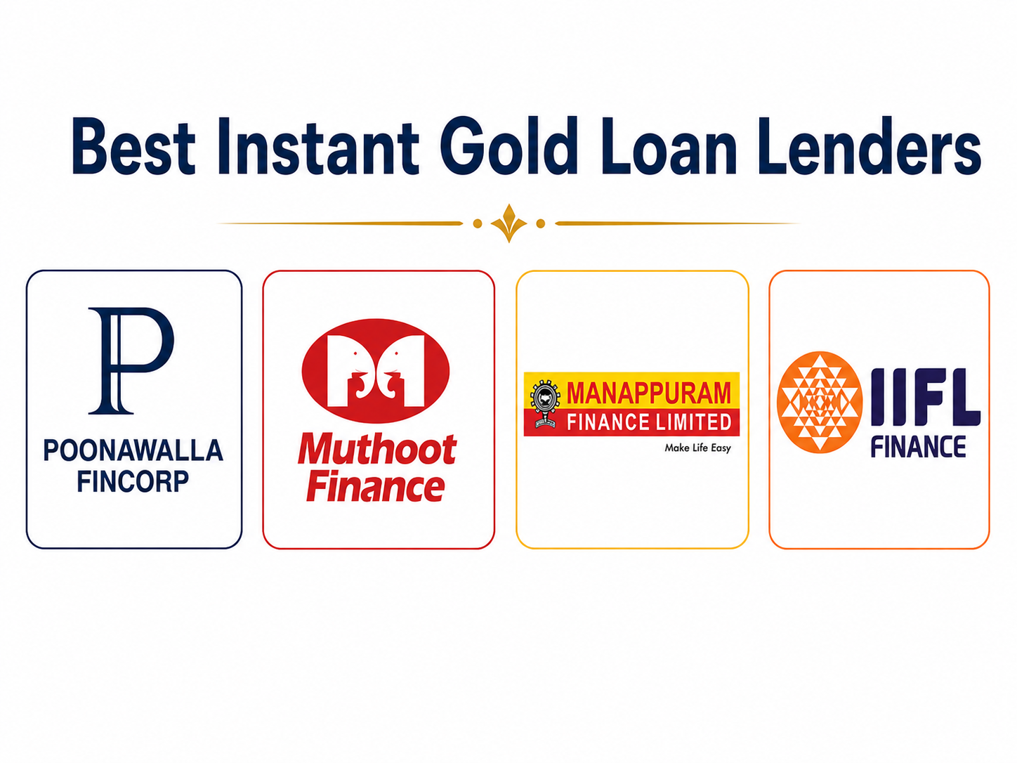 Best Instant Gold Loan Lenders for First-Time Borrowers in India