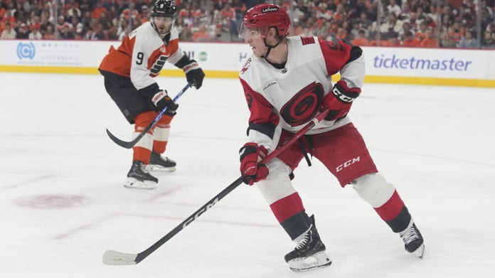 Jackson Blake celebrates overtime winner as Hurricanes eliminate Flyers in 2026 NHL Playoffs