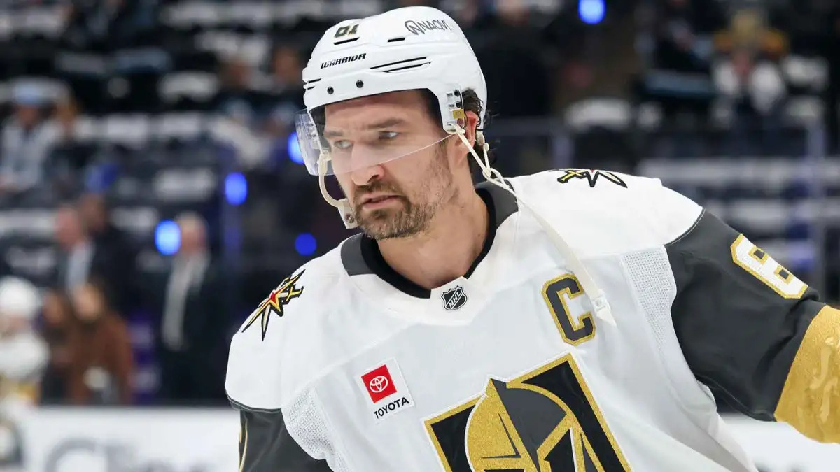 Mark Stone celebrates during Vegas Golden Knights comeback win over Colorado Avalanche in Game 3 of the Western Conference Final