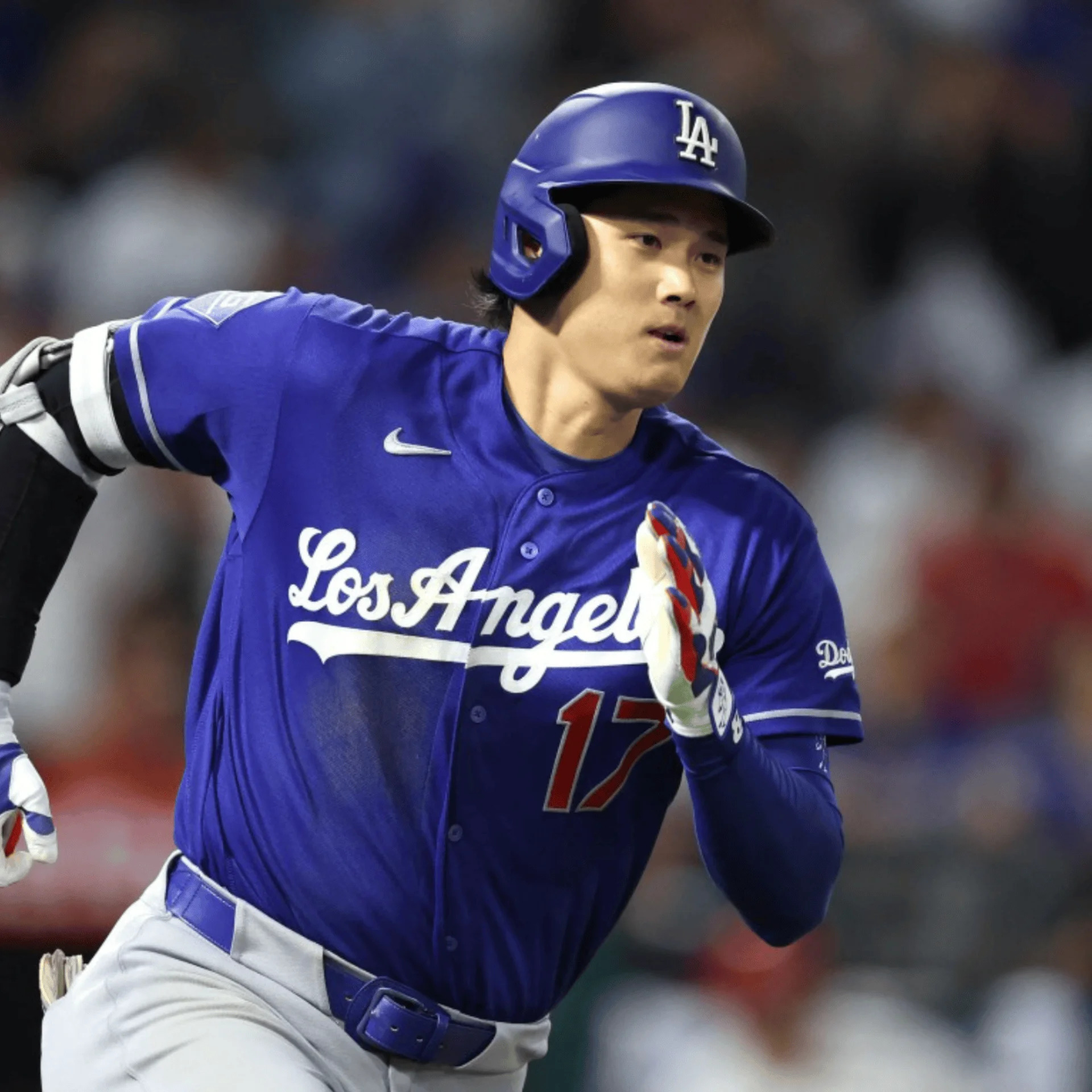 Shohei Ohtani running bases after unusual defensive error against Angels