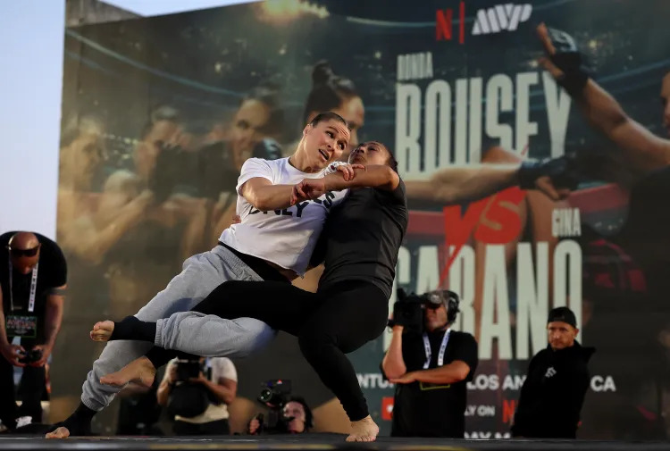 Ronda Rousey preparing for her MMA comeback fight at Netflix MVP 1 event