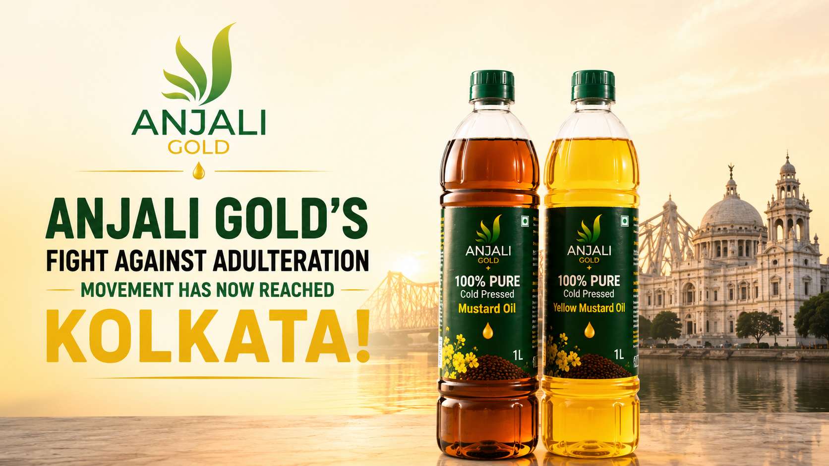 Why Kolkata’s Love for Mustard Oil Aligns with Anjali Gold’s Farms to Kitchens Purity Movement