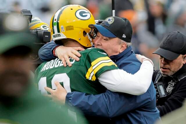 Aaron Rodgers and Mike McCarthy during their Green Bay Packers partnership
