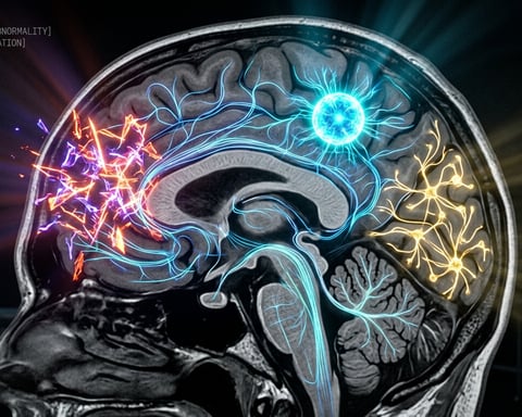Brain scan showing three ADHD subtypes with one severe emotional dysregulation region