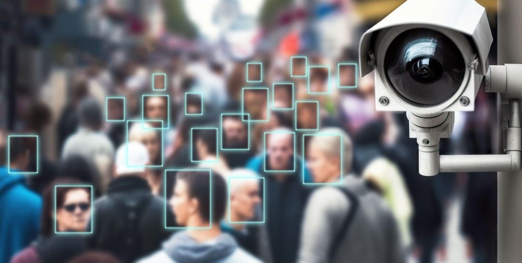 Facial Recognition Fears Intensify Around Smart Glasses AI facial recognition system identifying people in public