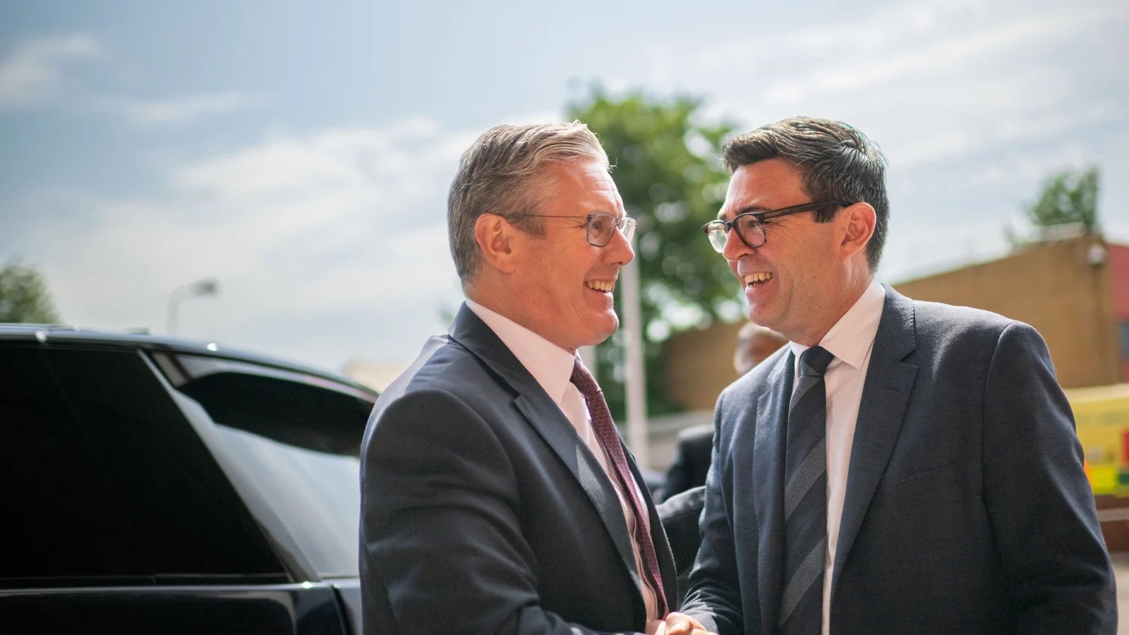 Andy Burnham during growing Labour leadership tensions against Keir Starmer