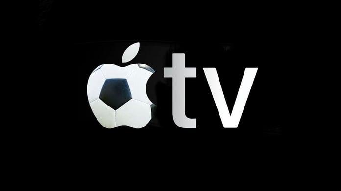 MLS football match being filmed using iPhone 17 Pro devices for Apple TV live broadcast