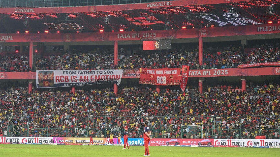 RCB fans at Chinnaswamy Stadium Bengaluru IPL atmosphere