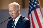 Courtroom scene depicting FOIA legal battle over Biden biographer recordings and DOJ disclosure dispute