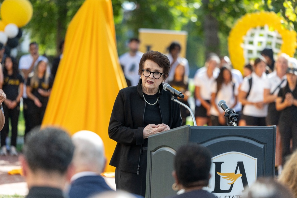 Billie Jean King celebrates graduation at Cal State LA commencement ceremony at age 82