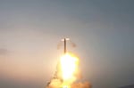 India's BrahMos supersonic cruise missile test-fired from an Indian Navy destroyer at sea