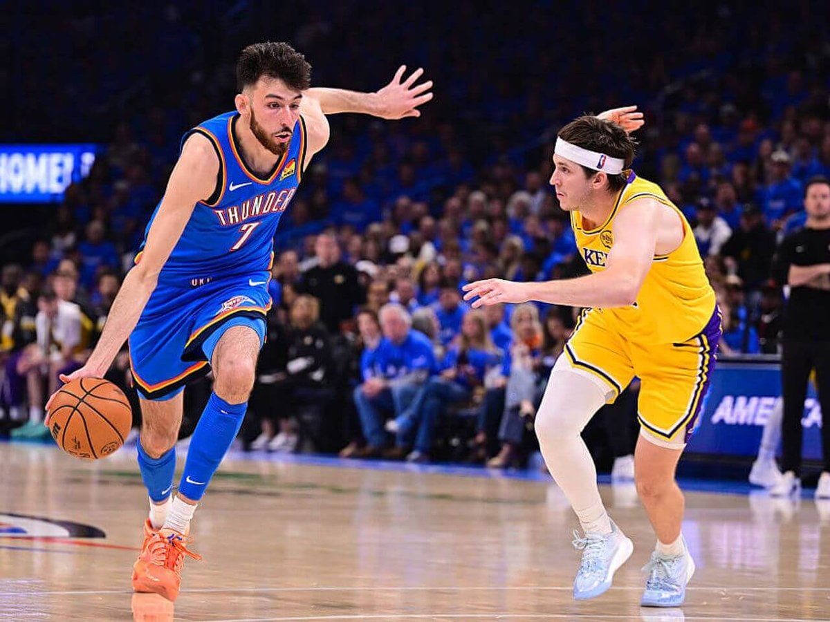 Chet Holmgren Game 1 Performance Chet Holmgren leads Thunder with dominant performance against Lakers