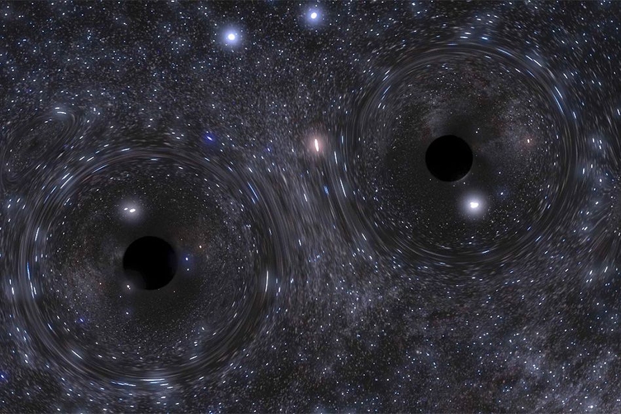 Black hole formation inside dense star clusters Dense star cluster where black holes interact and collide repeatedly forming larger black holes