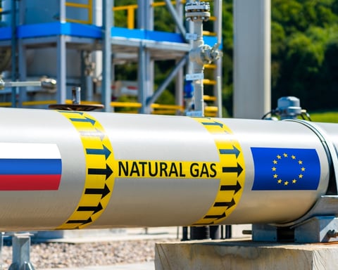 European energy infrastructure linked to Russian gas and oil supplies