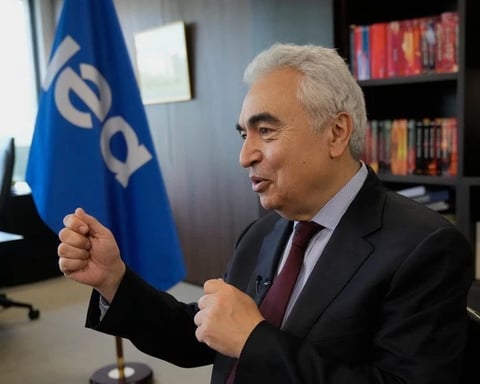 IEA chief Fatih Birol warns global oil inventories are rapidly depleting during G7 meeting in Paris
