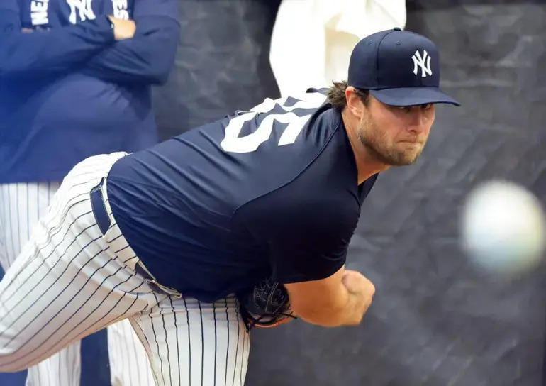 Gerrit Cole Rehab Progress Before Yankees Return Gerrit Cole working through rehab sessions during Tommy John recovery before Yankees comeback