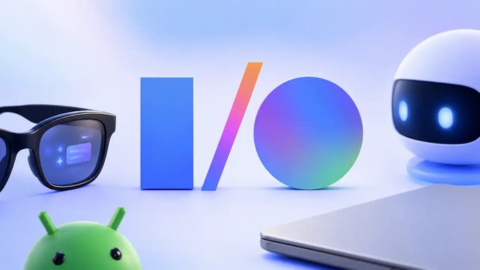 Google Gemini Intelligence showcased during Android Show 2026 on futuristic Android smartphone