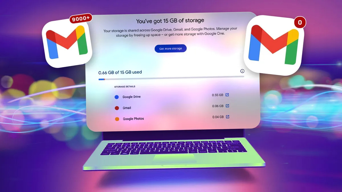 Google account signup showing 5GB storage limit without phone number