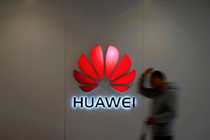 Huawei LogicFolding AI semiconductor chip concept illustration