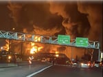 Oil refinery fire amid the Strait of Hormuz energy security crisis as the IEA warns of the biggest energy crisis in modern history