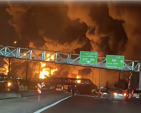 Oil refinery fire amid the Strait of Hormuz energy security crisis as the IEA warns of the biggest energy crisis in modern history