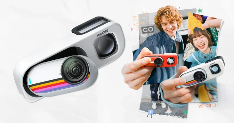 Insta360 Retro Viewfinder Accessory Close-up of Insta360 GO 3S Retro Bundle viewfinder accessory